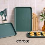 Carote 3-Piece Baking Pan Set in Olive Green