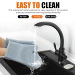 Heat Resistant Silicone Oven Mitts with Grip - 2pcs