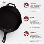 12-Inch Pre-Seasoned Cast Iron Skillet with Lid