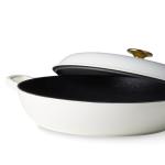 Carote 3.5QT Enamel Cast Iron Braiser Pan