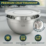 Stainless Steel Mixing Bowls Set with Lids