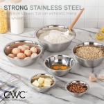 Colorful Stainless Steel Nesting Mixing Bowls Set