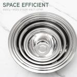 Colorful Stainless Steel Nesting Mixing Bowls Set