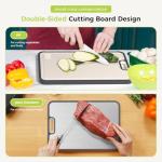 Double-Sided Titanium Cutting Board, Easy to Clean