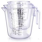 BPA-Free Liquid Measuring Cups Set with Spout