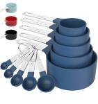 TILUCK Stackable Measuring Cups and Spoons Set