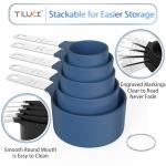TILUCK Stackable Measuring Cups and Spoons Set