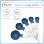 TILUCK Stackable Measuring Cups and Spoons Set