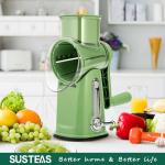 SUSTEAS Rotary Cheese Grater with Suction Base