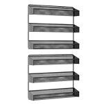 AULEDIO 2 Pack 3-Tier Spice Rack Organizer