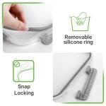 24-Piece Glass Food Storage Set with Lids