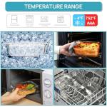 Vtopmart 2-Pack Large Glass Storage Containers with Lids