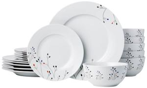 18-Piece Dinnerware Set for 6, Microwave Safe
