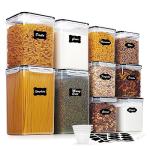 Vtopmart 10-Piece Airtight Food Storage Canisters