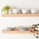 18-Piece Dinnerware Set for 6, Microwave Safe