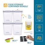 Airtight Storage Containers for Flour and Sugar