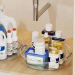 LAMU 3 Pack Rotating Lazy Susan Organizers