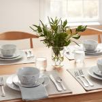 18-Piece Dinnerware Set for 6, Microwave Safe