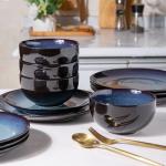LERATIO Stoneware Dinnerware Set for 4