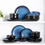 LERATIO Stoneware Dinnerware Set for 4