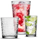 Biscayne 18-Piece Family Drinking Glasses Set