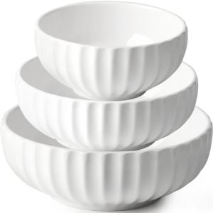 NUTRIUPS Ceramic Nesting Bowls Set of 3