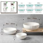 NUTRIUPS Ceramic Nesting Bowls Set of 3