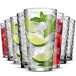 Biscayne 18-Piece Family Drinking Glasses Set