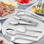 XEVOM 6-Piece Stainless Steel Serving Utensil Set
