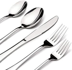 60-Piece Stainless Steel Silverware Set for 12