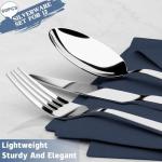60-Piece Stainless Steel Silverware Set for 12