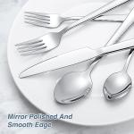 60-Piece Stainless Steel Silverware Set for 12
