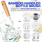 6 Pack Kitchen Dish Brushes Set with Vegetable Brush