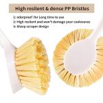 2 Pack Kitchen Dish & Cast Iron Scrub Brushes