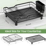 Stainless Steel Dish Drying Rack with Drainboard