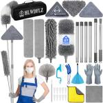 27-Piece Microfiber Duster Kit with Extension Pole