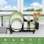 Stainless Steel Dish Drying Rack with Drainboard