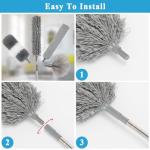 27-Piece Microfiber Duster Kit with Extension Pole