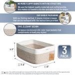 Cozy Cotton Rope Storage Baskets - 3 Pack