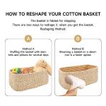 MiniArk Woven Storage Baskets - 3 Pack