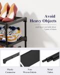 Kitsure 3-Tier Shoe Rack for Easy Organization
