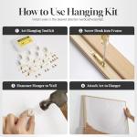 Large 3-Piece Abstract Pastel Forest Wall Art