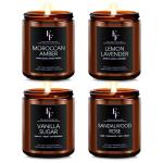 Aromatherapy Soy Candle Gift Set - 4 Pack