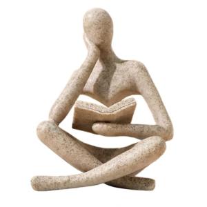 Abstract Thinker Statue for Modern Home Decor