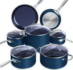 Nuwave Blue Ceramic Nonstick Cookware Set