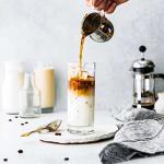 Everyday Drinking Glasses Set of 8 Drinkware Hurricane Glasses, Kitchen Glasses for Cocktail, Iced Coffee, Beer, Ice Tea, Wine, Whiskey, Water, 4 Tall Glass Cups & 4 Short Dof Drinking