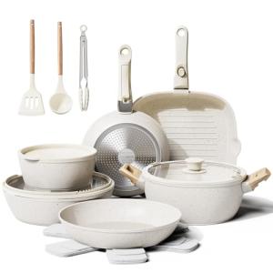 19-Piece Non-Stick Ceramic Cookware Set