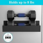 Magnetic Spice Rack Organizer - 4 Pack, Black