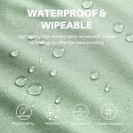 Sage Green Waterproof Linen Tablecloth for Rectangles