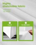 Fitted Spandex Tablecloths for Rectangle Tables - 2 Pack